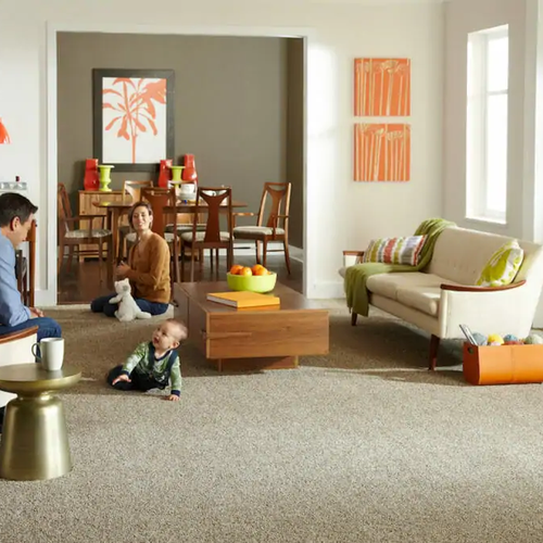 Living room flooring in Lindon, UT