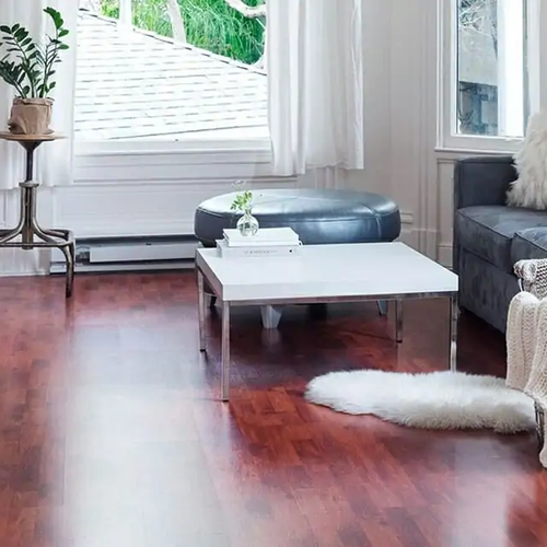 Red toned wood flooring in Lindon, UT