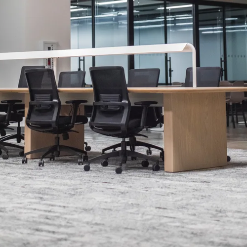 Lindon UT office with new carpet tile flooring